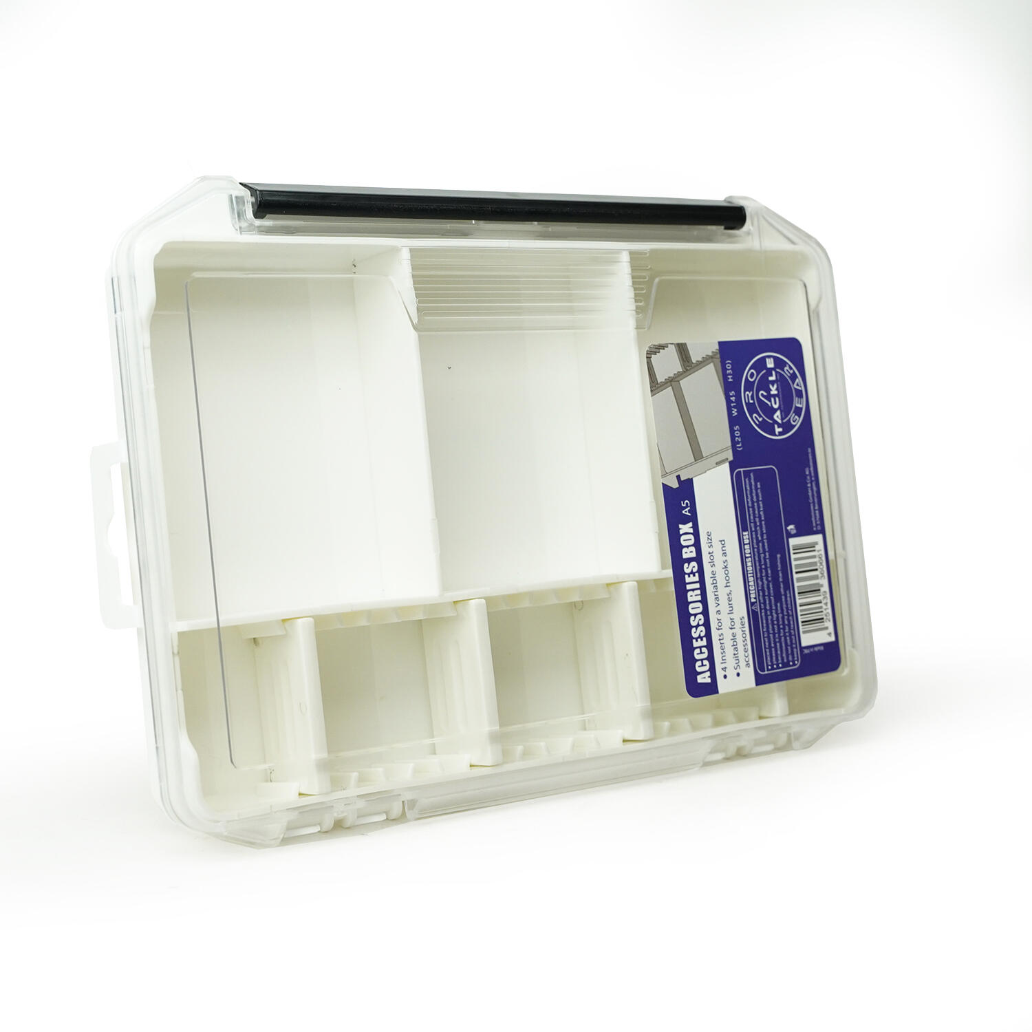 Pro Tackle LureBox 20W boîte pêche modulable transparente 4/4