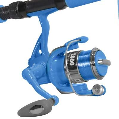 Eurocatch zestaw spinningowy - niebieski z kołowrotkiem 2/7