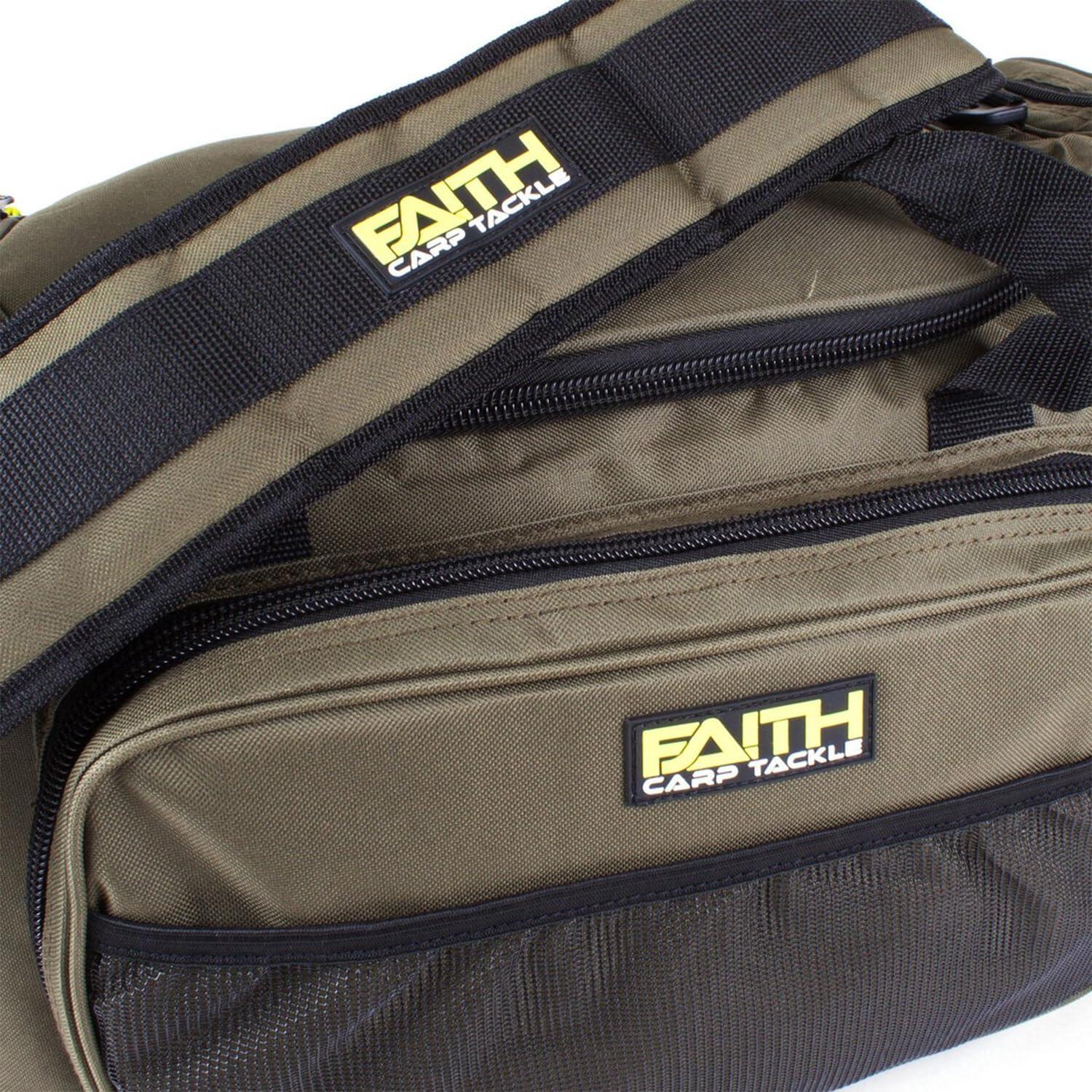 Utility Bag Karpfentasche Grün 600D mit Schultergurt 3/6