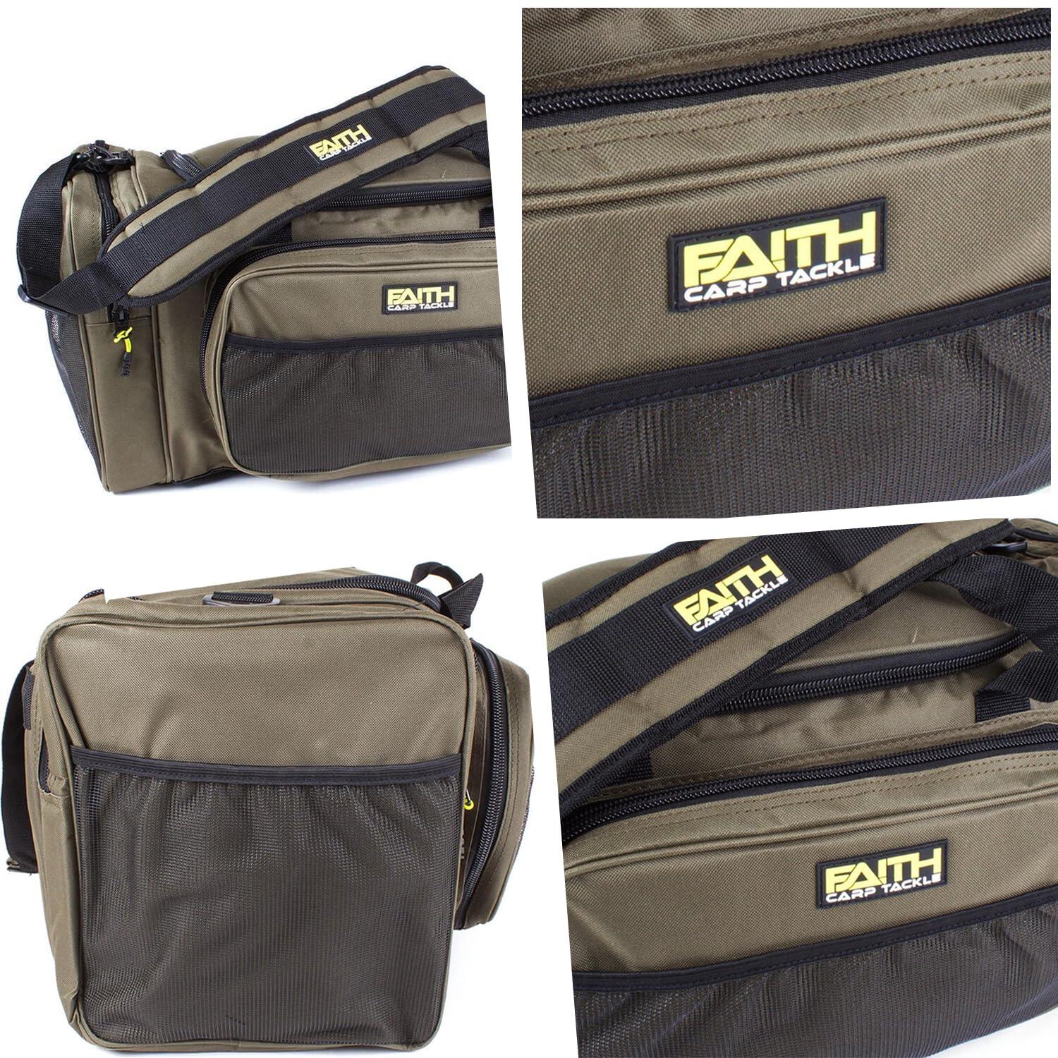 Utility Bag Karpfentasche Grün 600D mit Schultergurt 5/6