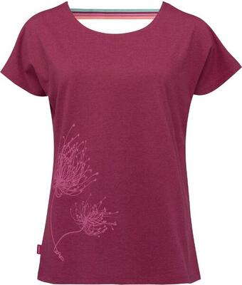 Dames t-shirt loap aumara roze