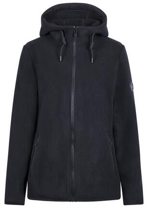 Dlx Leila Veste polaire femme à capuche noire XL