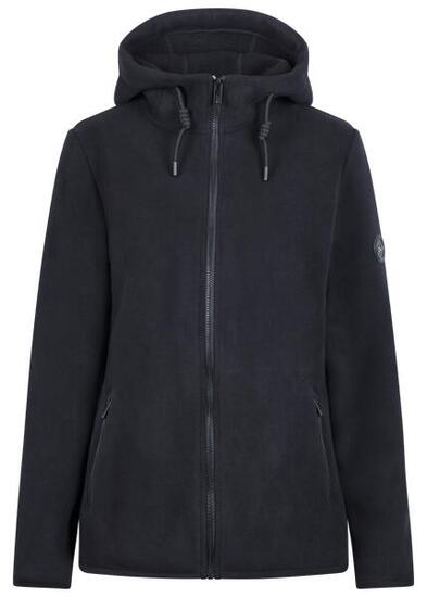 Dlx Leila Veste polaire femme à capuche noire XL