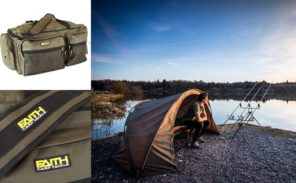 Carryall week-end 70L sac carpe 60x30x30cm 600D 4/6