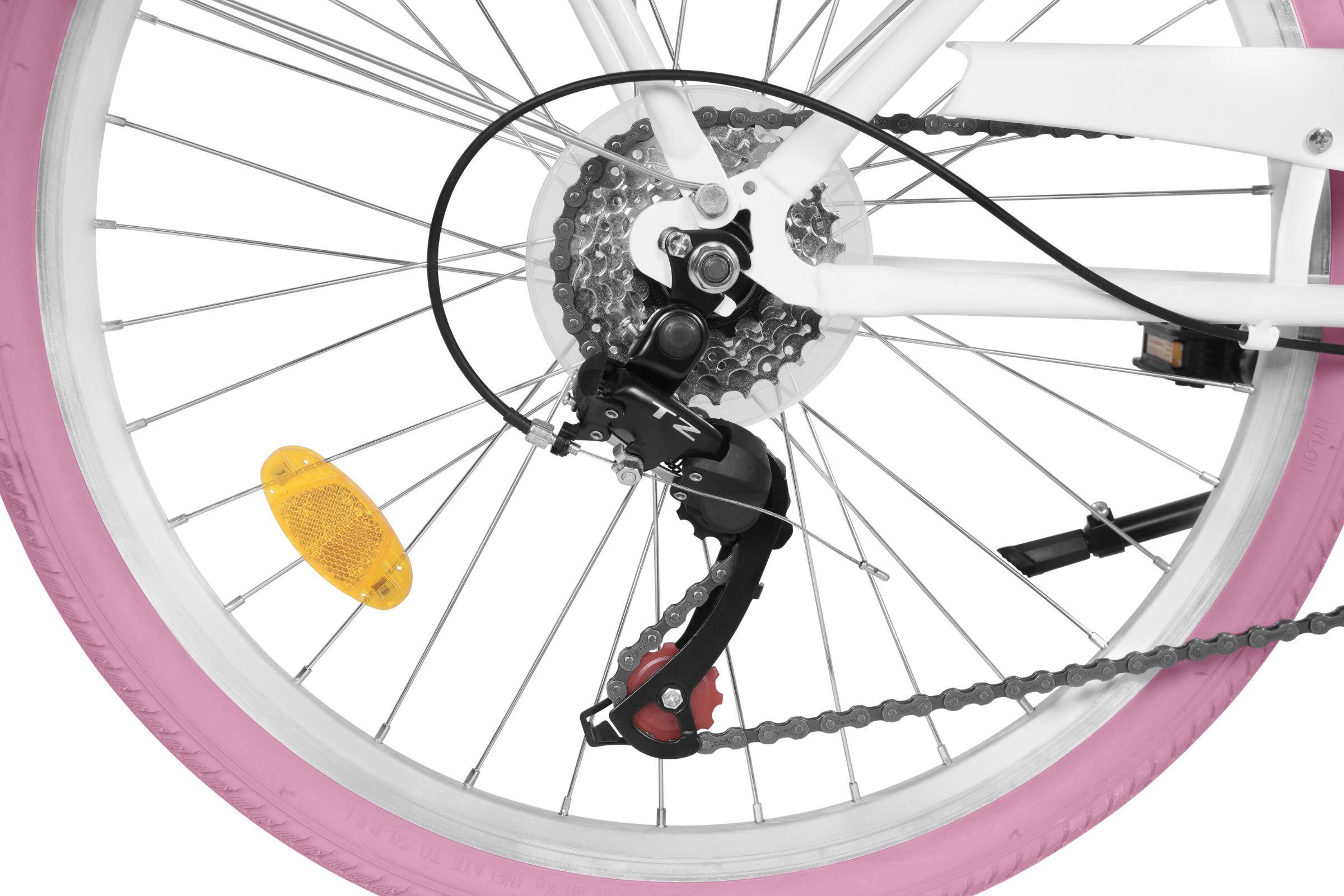 Dětské městské kolo 24" Davi Aria 9-12 let 14" 7 převodů Shimano 7/7
