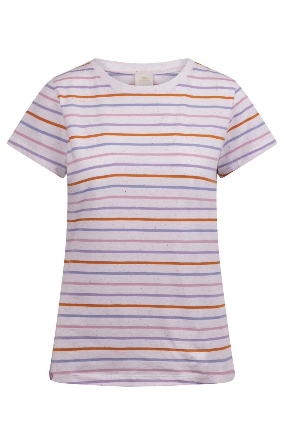 Trespass Michaela - Tshirt Casual Femme Blanc Multi Rayure 1/1