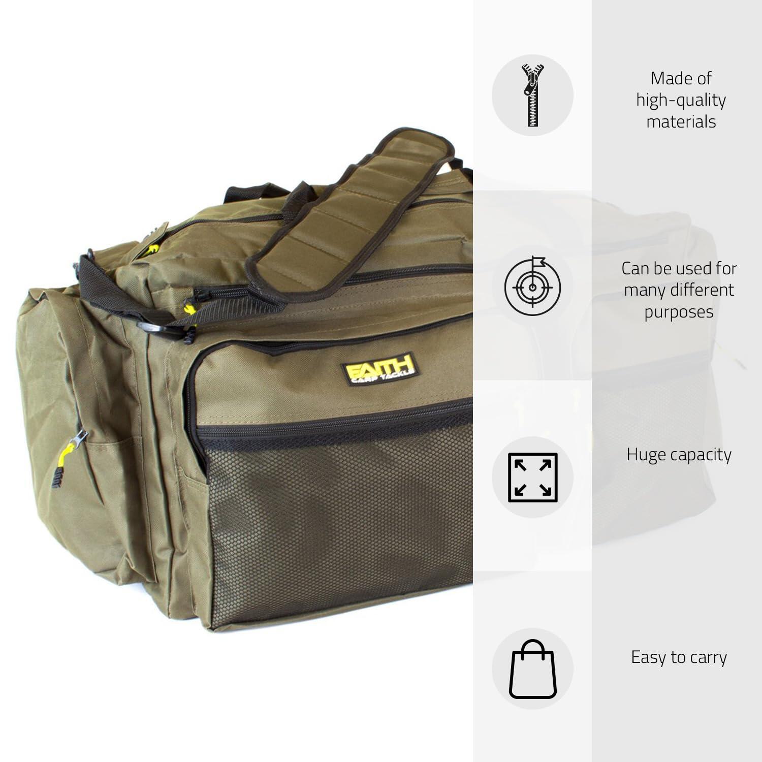 Carryall week-end 70L sac carpe 60x30x30cm 600D 6/6