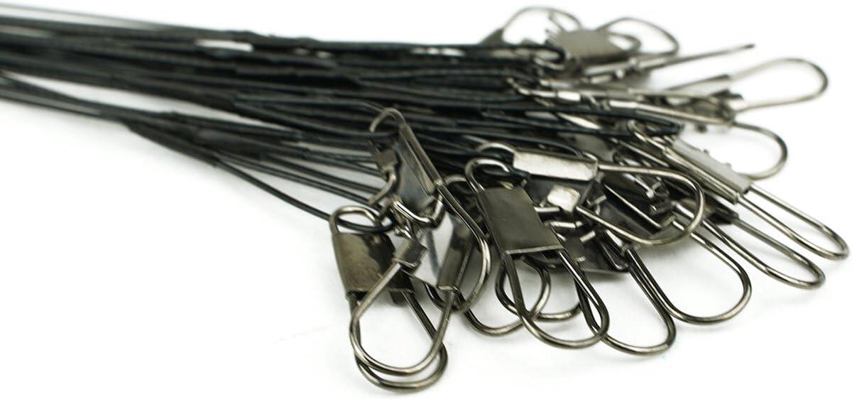Bas de ligne acier 72 pcs 15-30 cm brochet sandre 3/4