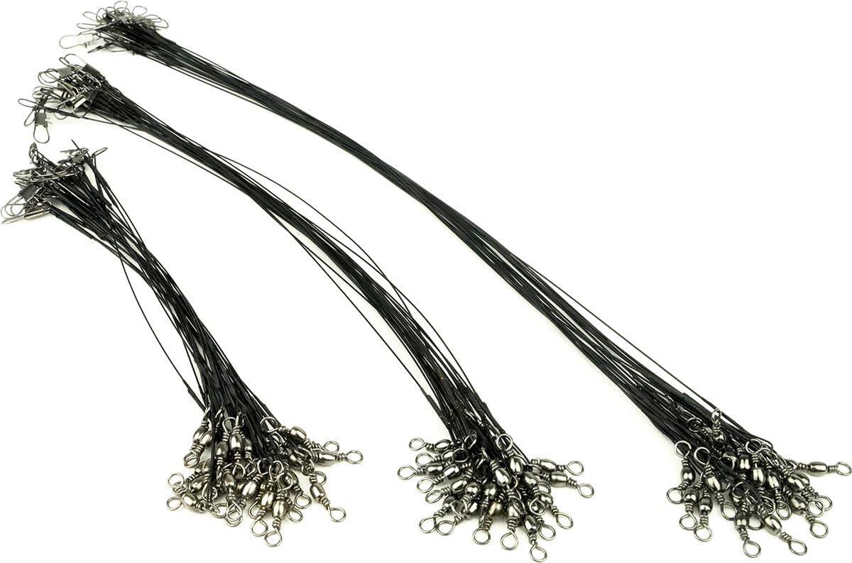 Bas de ligne acier 72 pcs 15-30 cm brochet sandre 2/4