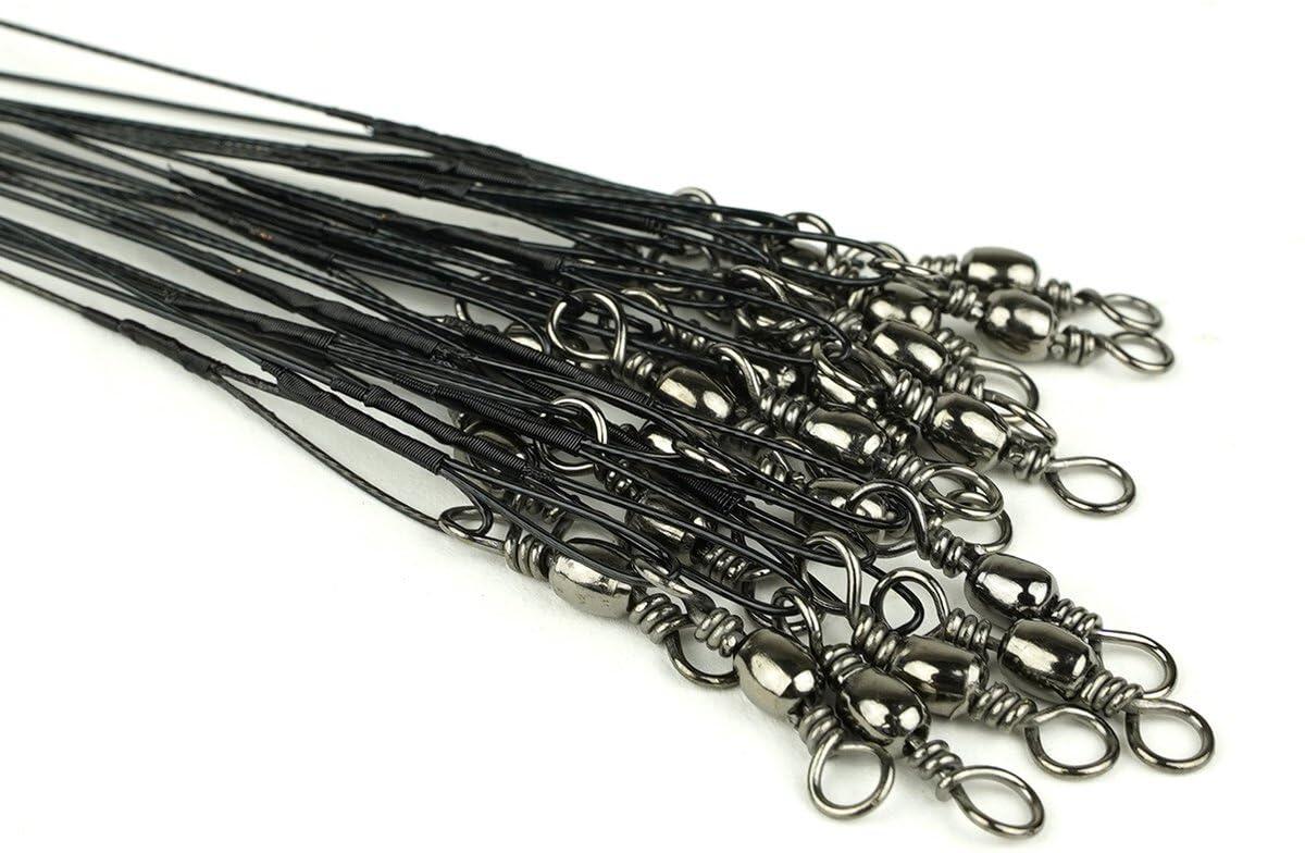 Bas de ligne acier 72 pcs 15-30 cm brochet sandre 4/4