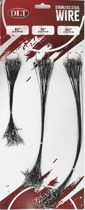 Bas de ligne acier 72 pcs 15-30 cm brochet sandre
