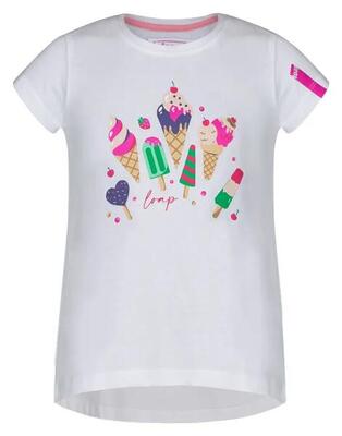 Kinder t-shirt loap besnuda wit