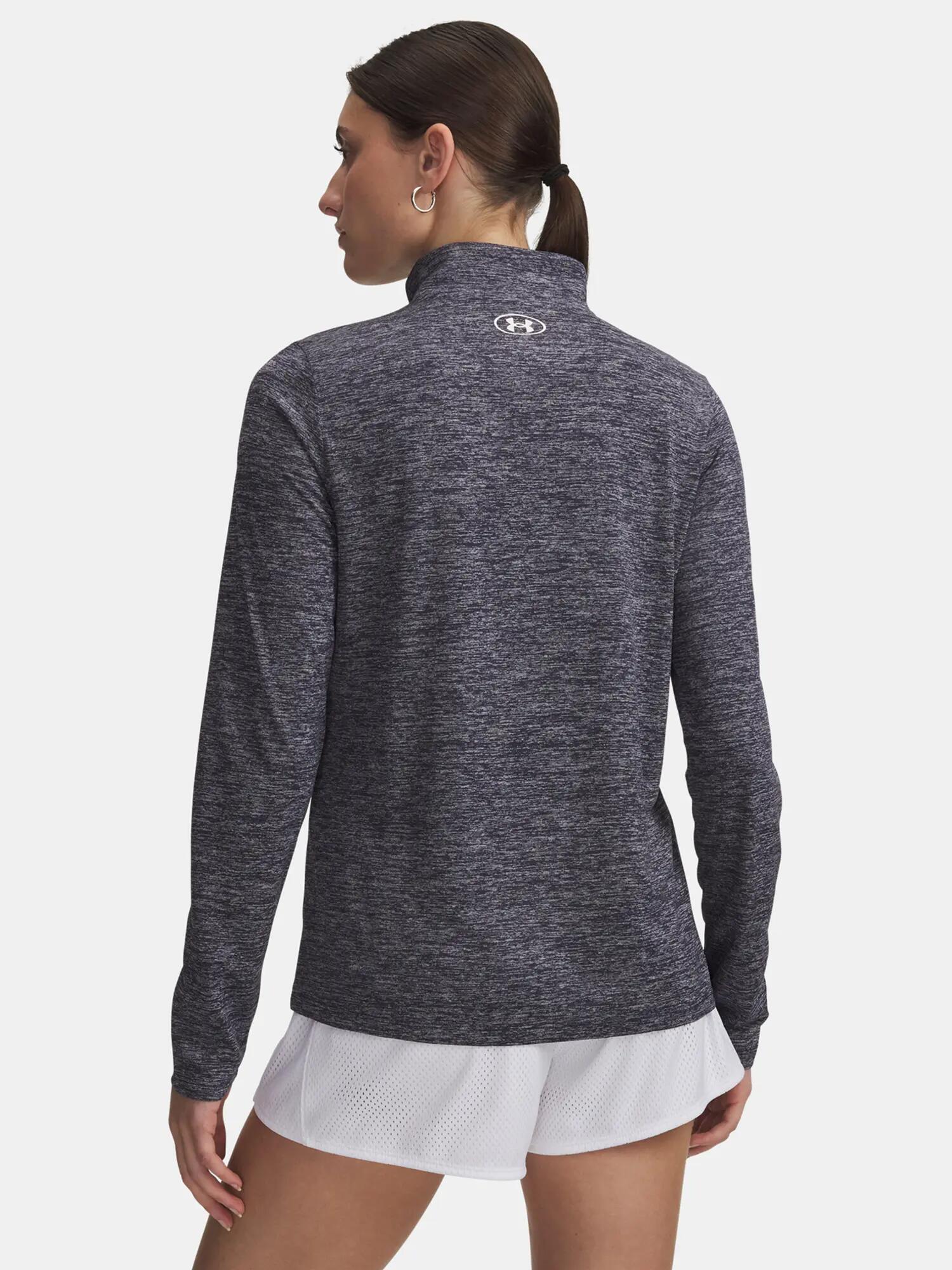 "Tech" Oberteil für , mit halbem Reißverschluss Damen Mitternachtsblau 2/4