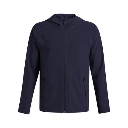 Fleecejacke für , mit Kapuze Kinder Grün