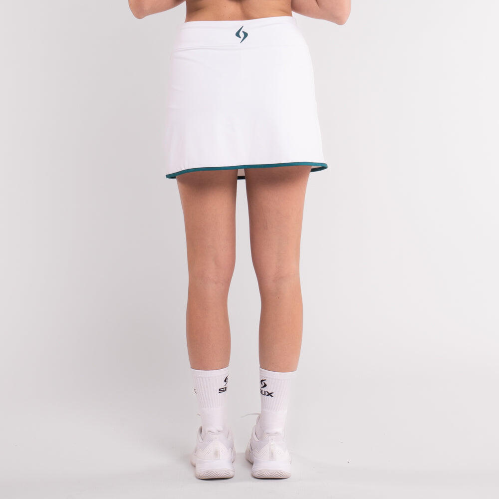 Siux - Gonna tecnica Padel Silk, taglia XL, bianca 2/5