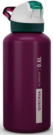 Bouteille en aluminium 0,6 L pour voyageurs - Durable et pratique