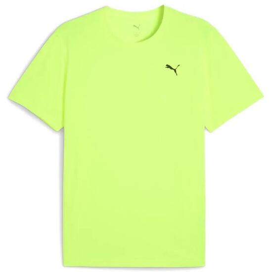 Męska koszulka Puma Ess Solid Cat, żółta, 2xl