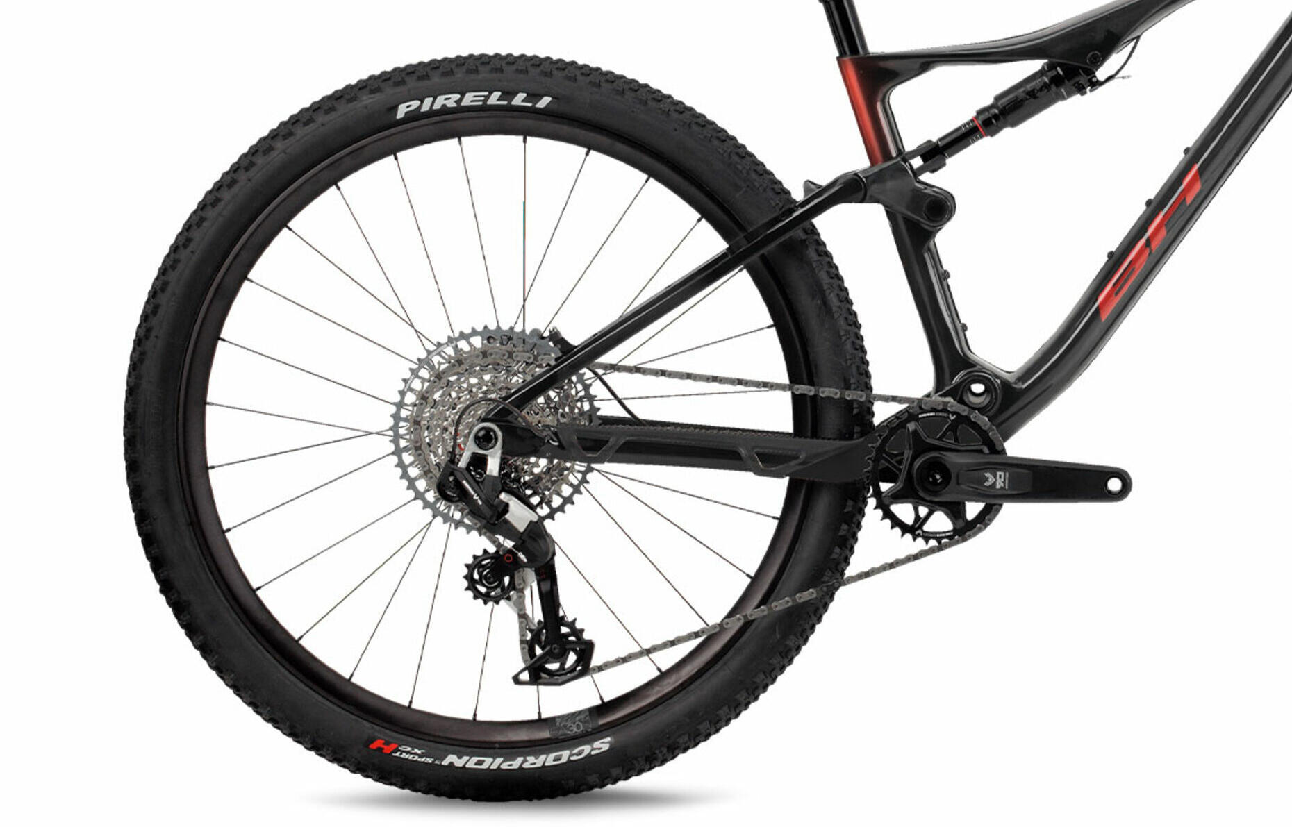 Bicicleta Mtb Bh Lynx Race 8.5 (2026)negro-rojo 3/7