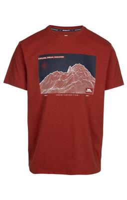 Trespass sirgis heren t-shirt salsa - korte mouwen, ronde hals