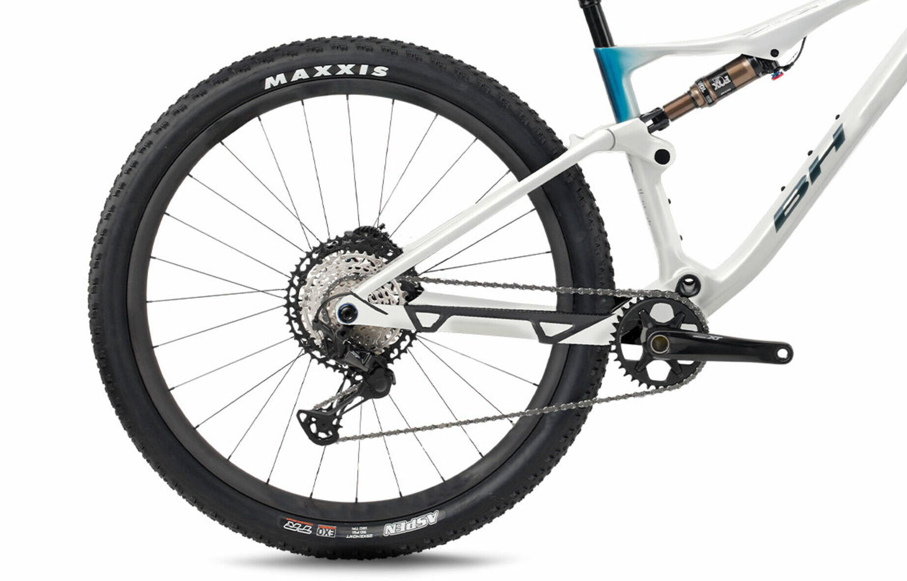 Bicicleta Mtb Bh Lynx Race 8.0 (2026)blanco-verde 3/4