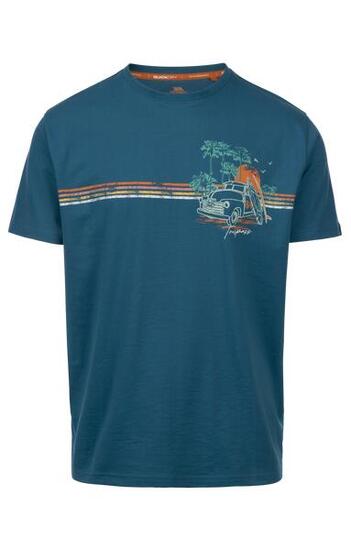Trespass Zama - T-shirt homme imprimé Bondi Blue