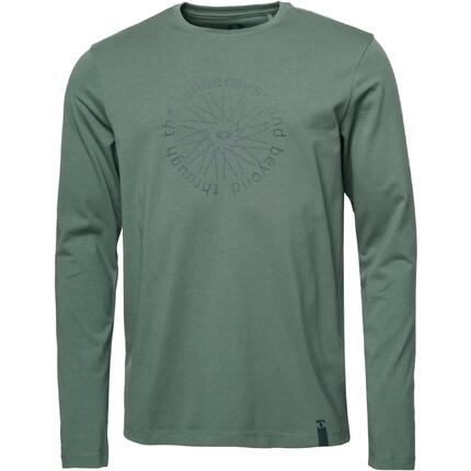 Męska koszulka z długim rękawem Loap Alborg Green 2xl