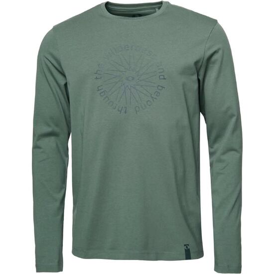 Męska koszulka z długim rękawem Loap Alborg Green 2xl