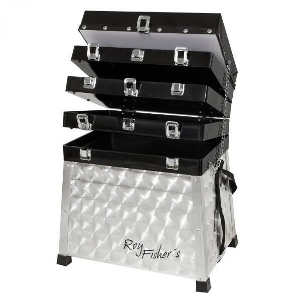 Sedací box Roy Fishers - 4 zásuvky - včetně popruhu na přenášení 4/7