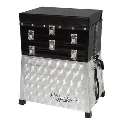 Roy fishers zitkist - 4 laden - incl. draagriem