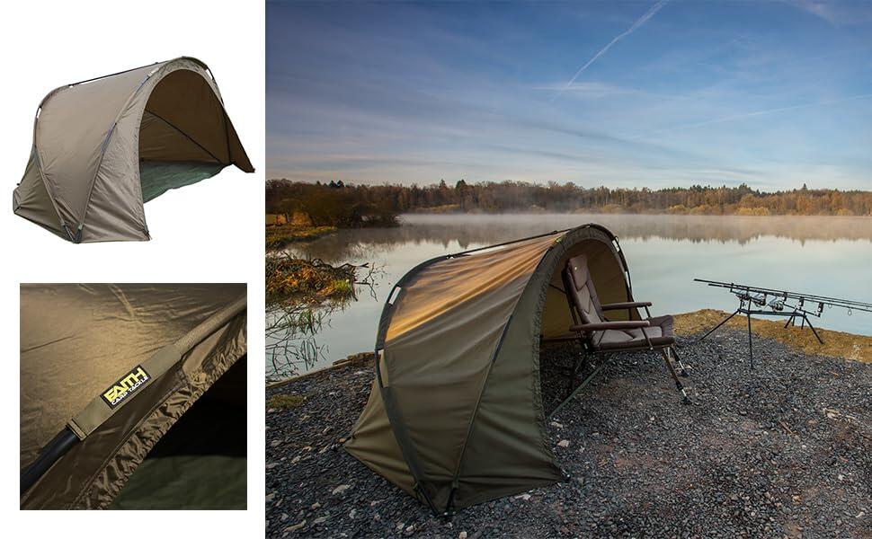 2-Rib shelter hengelsport waterdicht snel opzetbaar incl draagtas 4/6