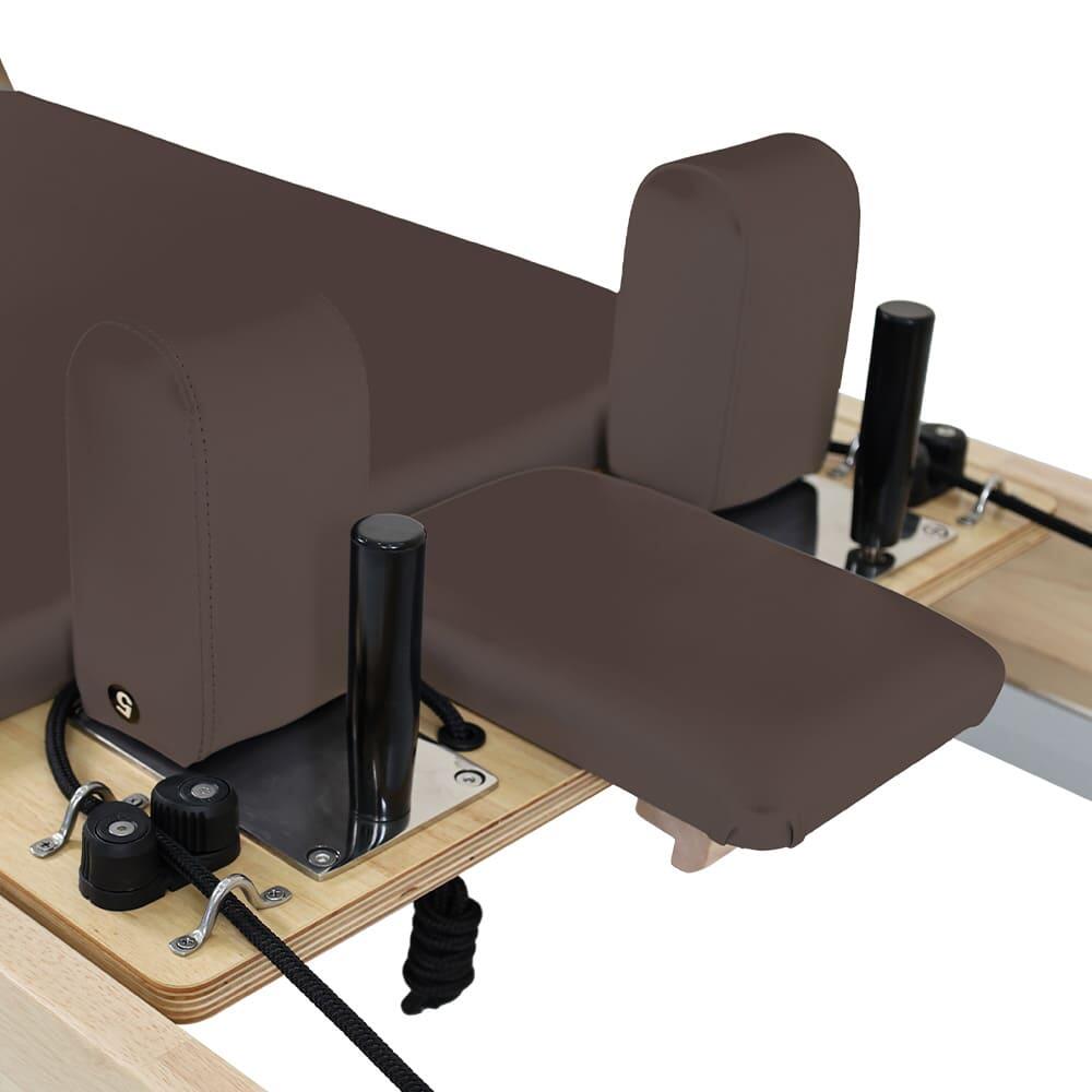 Appareil Pilates Reformer KALMA by Fitness Tech | Bois de chêne 6 ressorts 4/5