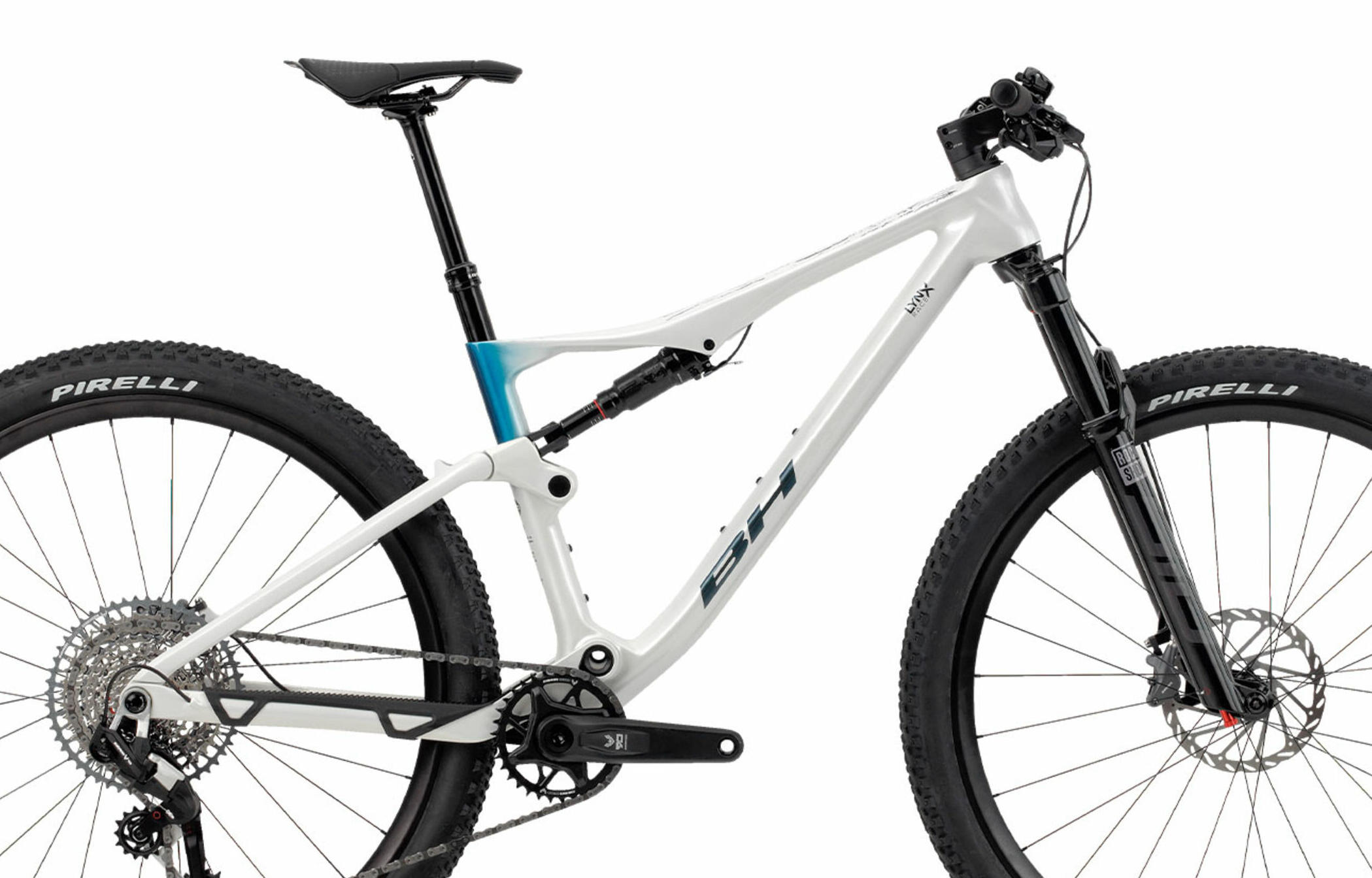 Bicicleta Mtb Bh Lynx Race 8.5 (2026)blanco-verde 2/4