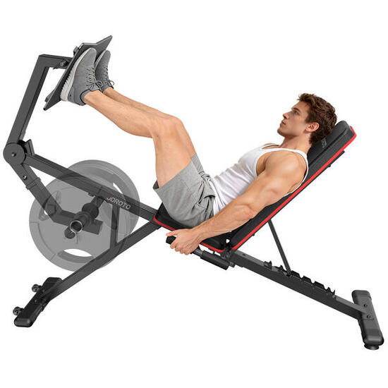 JM30 Beinstreckmaschine, Beinpresse mit 6-fach verstellbarer Tragfähigkeit 100kg