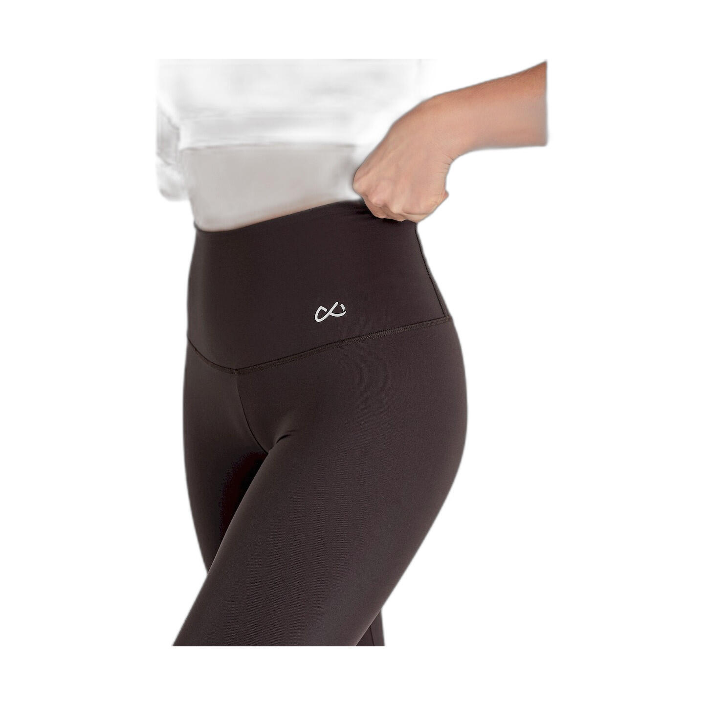 Mallas Fitness Mujer Ditchil Cropped Magny Marrón 3/7