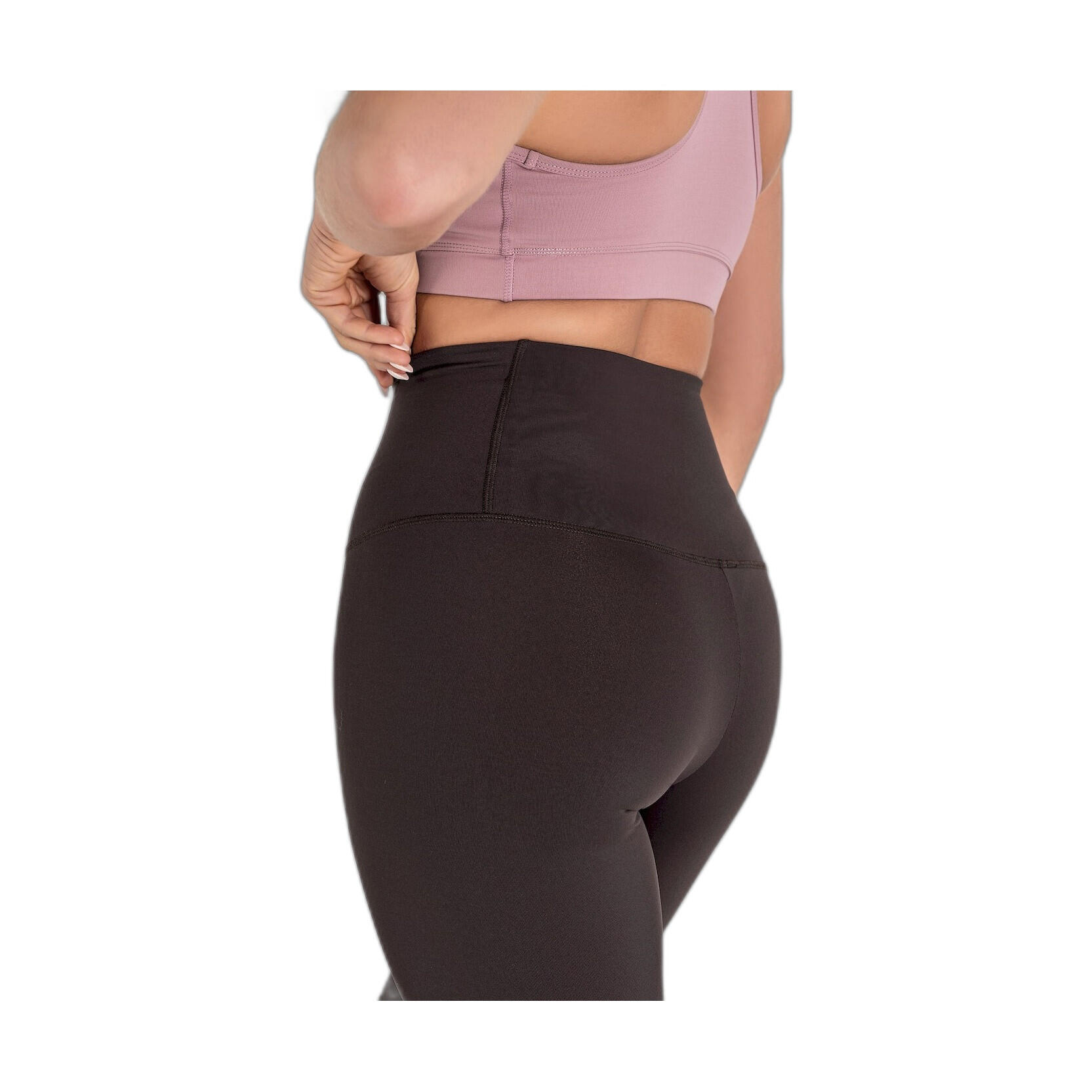 Mallas Fitness Mujer Ditchil Cropped Magny Marrón 4/7