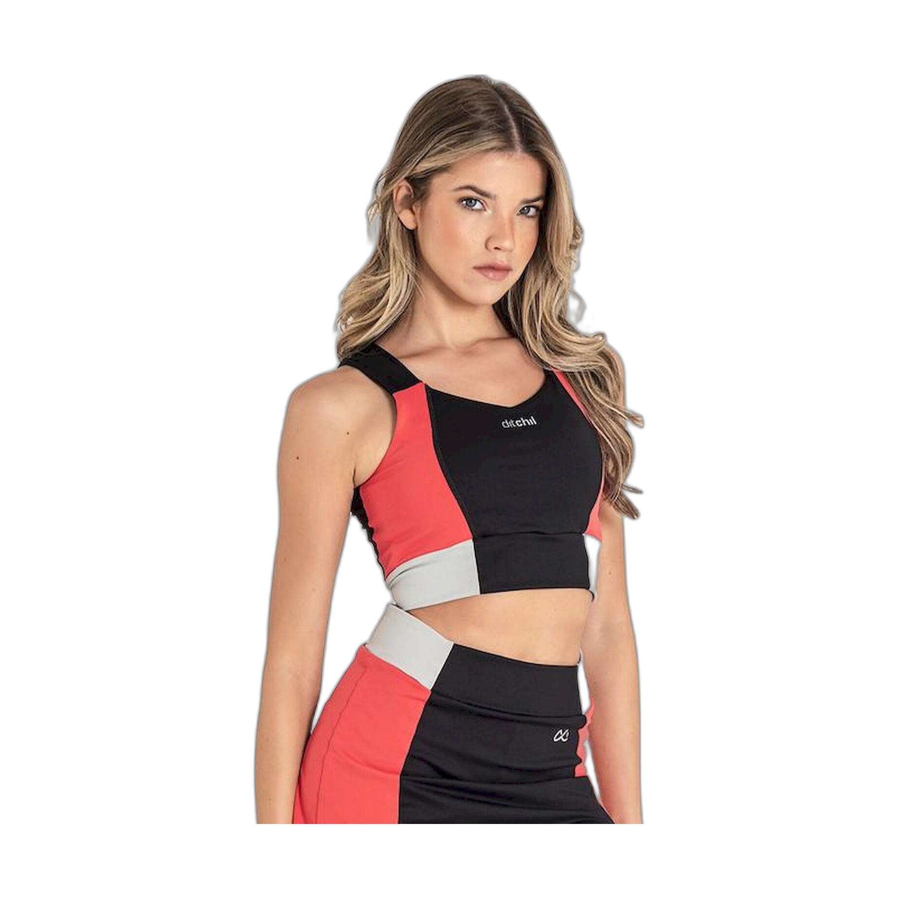 Top Fitness Mujer Ditchil Sport Trix Negro 3/7