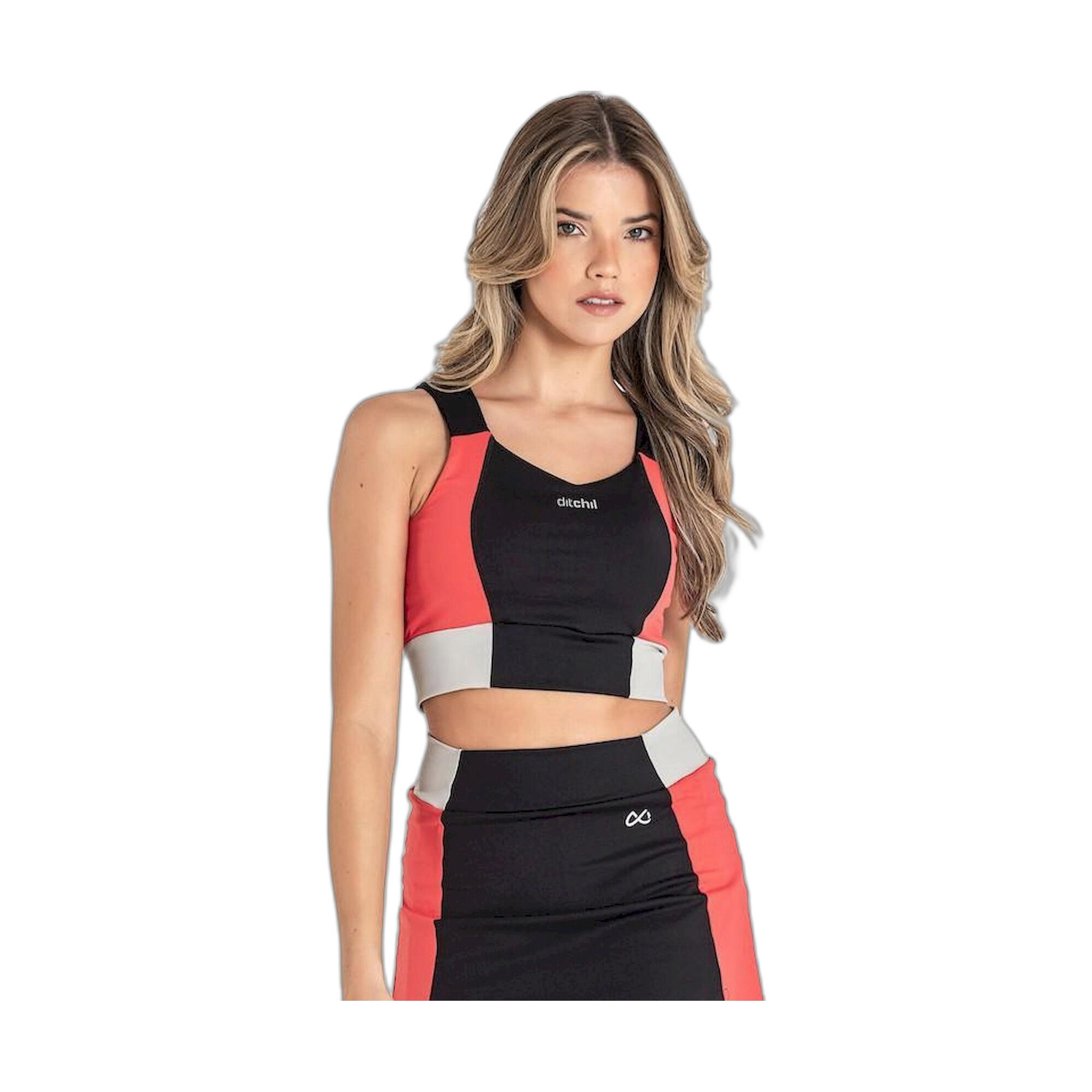 Top Fitness Mujer Ditchil Sport Trix Negro 6/7