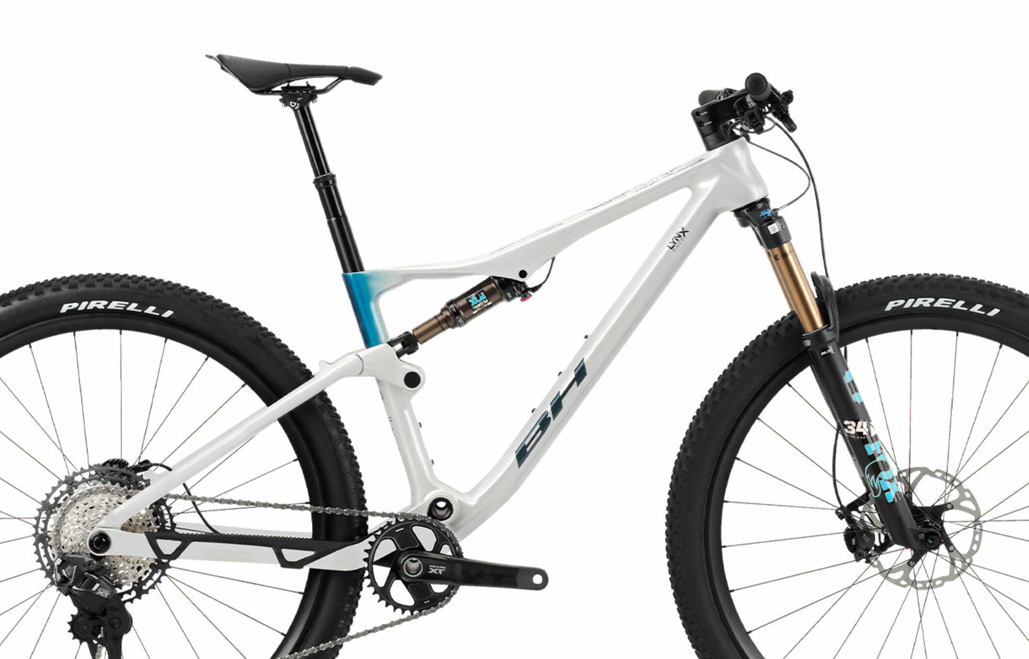 Bicicleta Mtb Bh Lynx Race 9.2 (2026)blanco-verde 2/3
