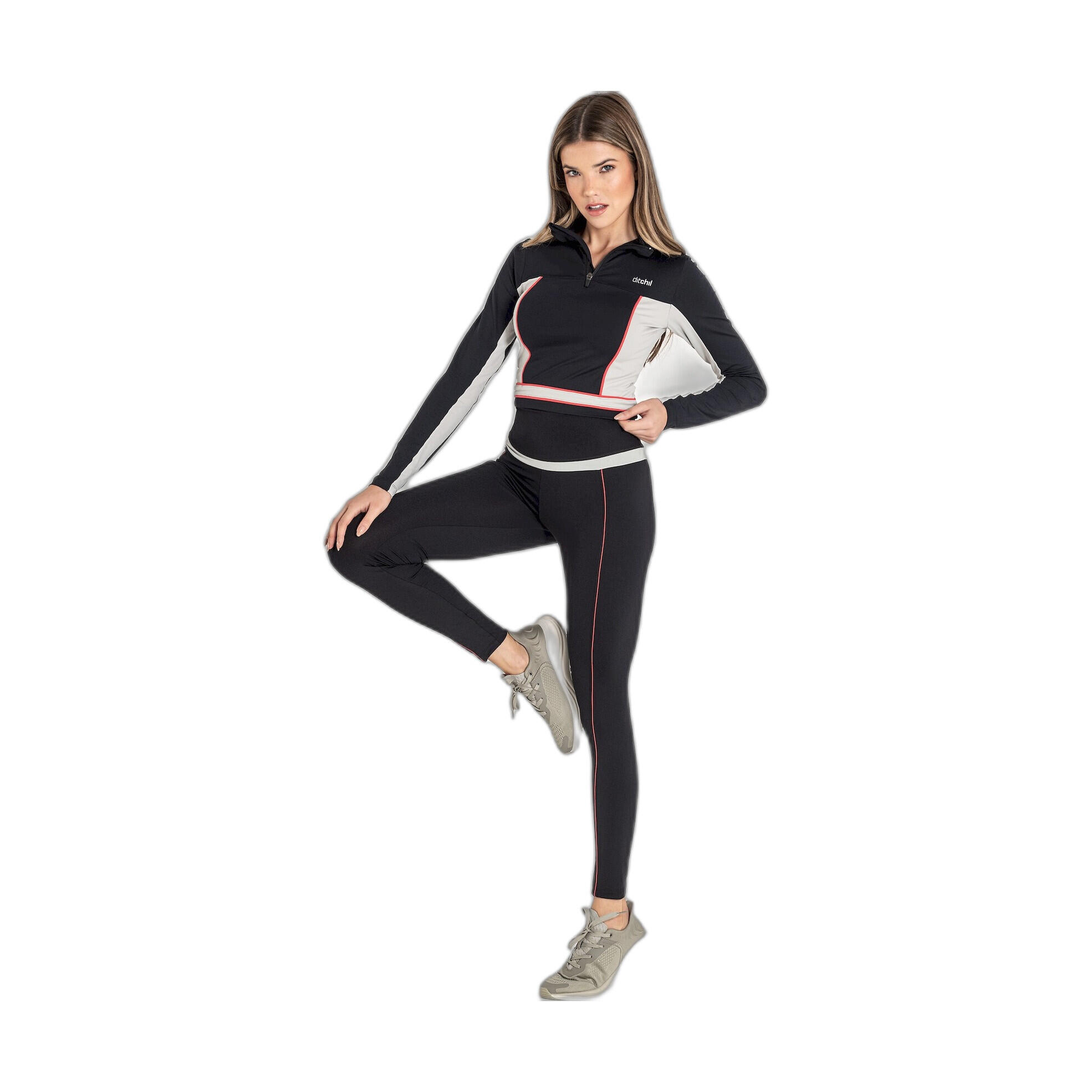Leggings lunghi neri Ditchil donna 5/7