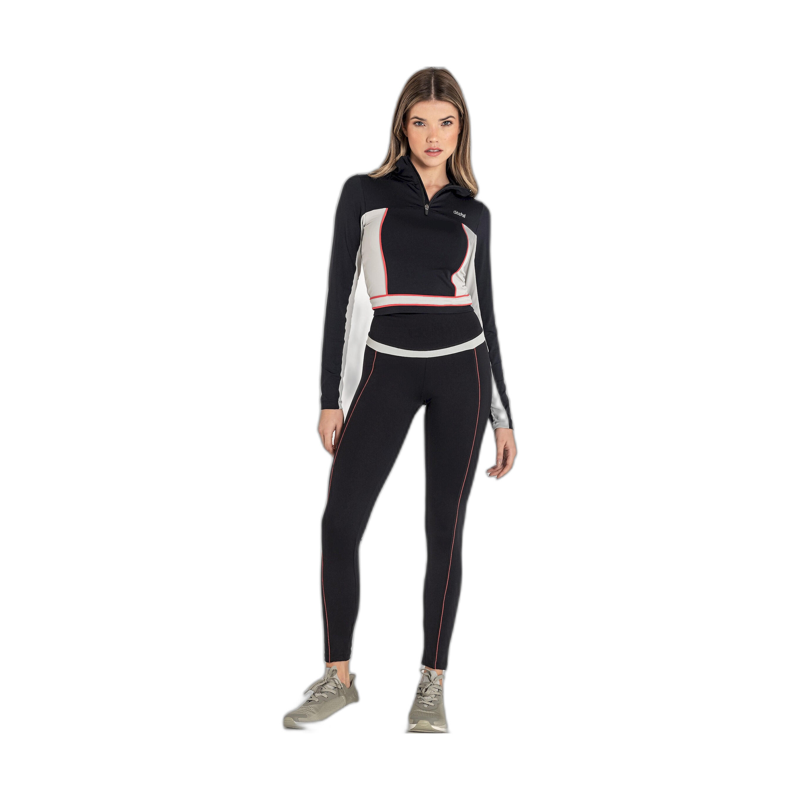 Leggings lunghi neri Ditchil donna 4/7