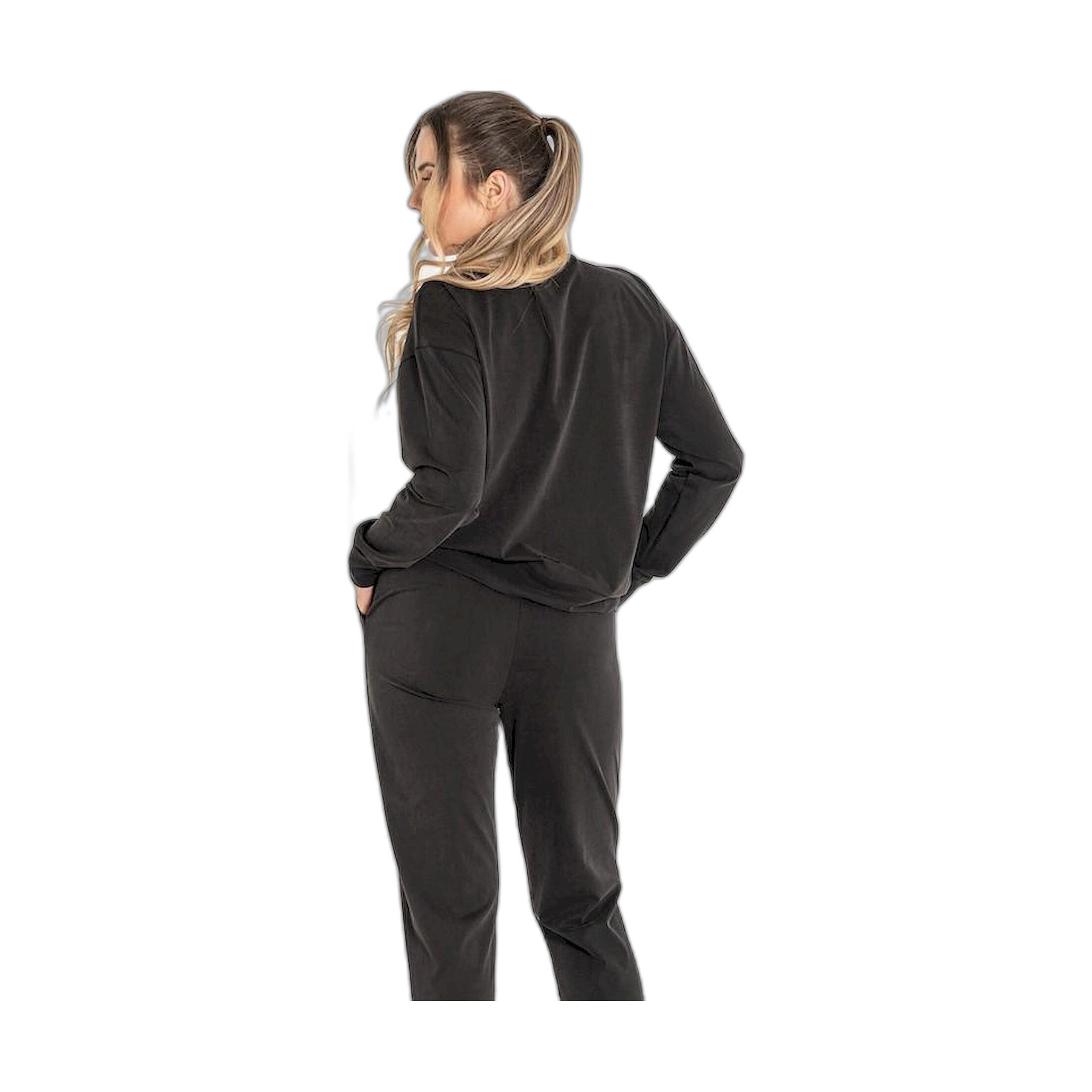 Sudadera Fitness Mujer Ditchil Sweat Astrale Negro 3/7
