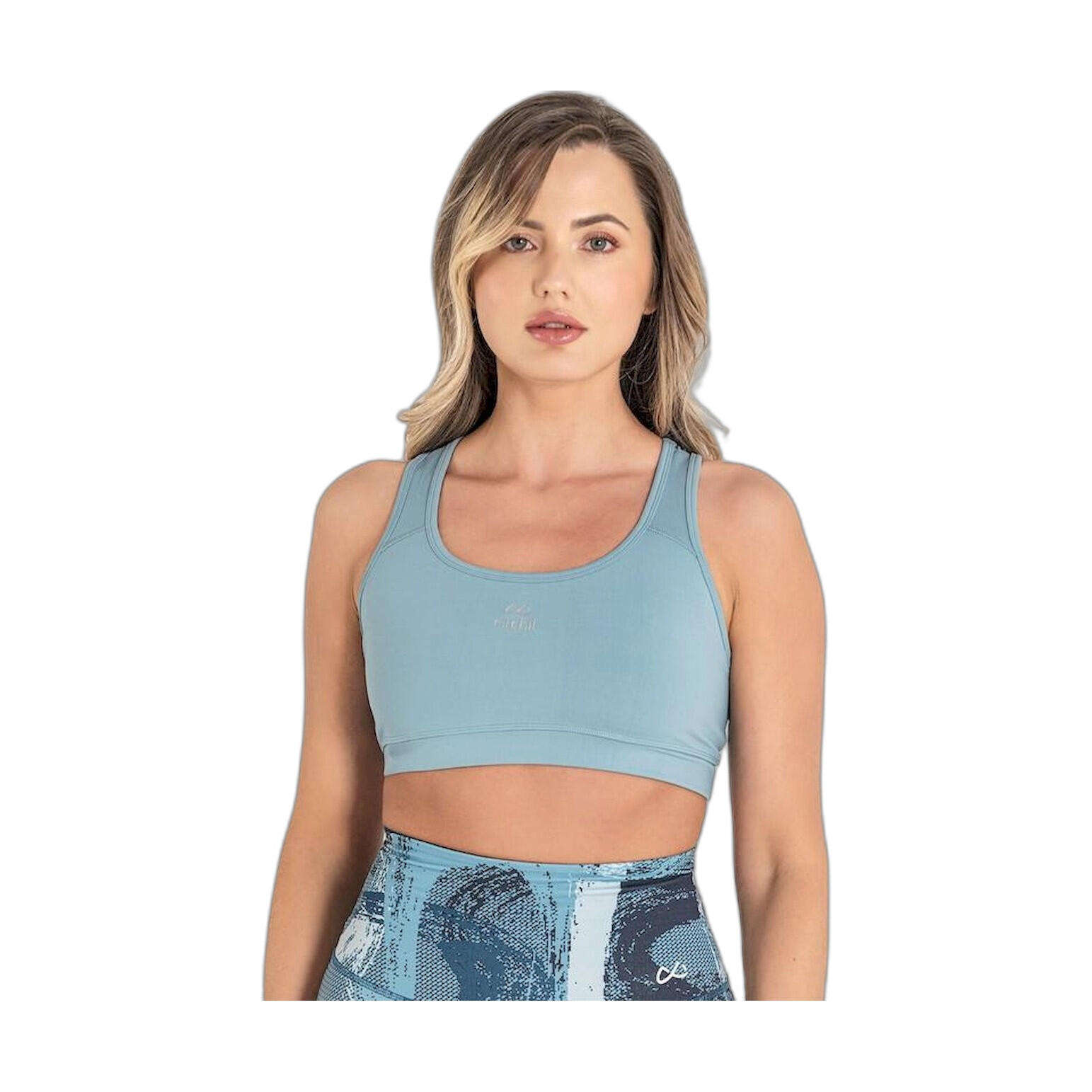 Top Fitness Mujer Ditchil Sport Fire Azul Claro 3/7