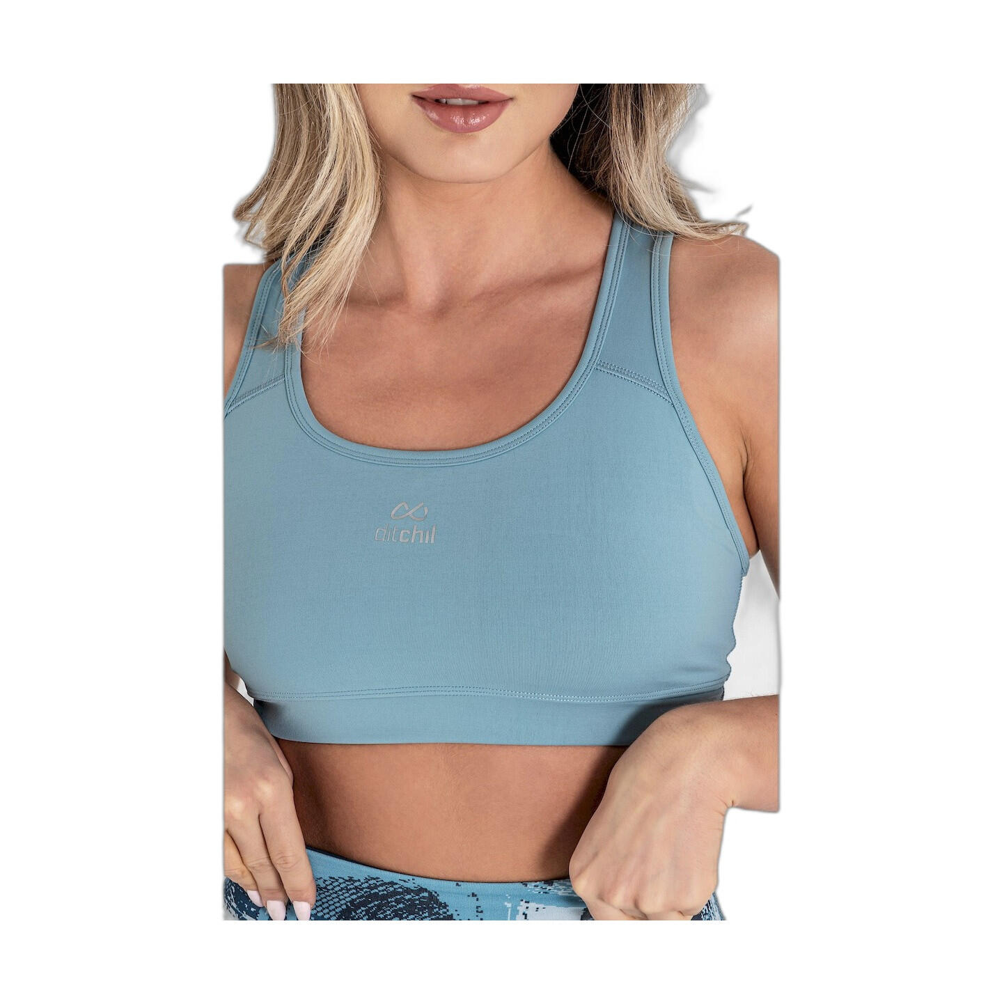 Top Fitness Mujer Ditchil Sport Fire Azul Claro 2/7