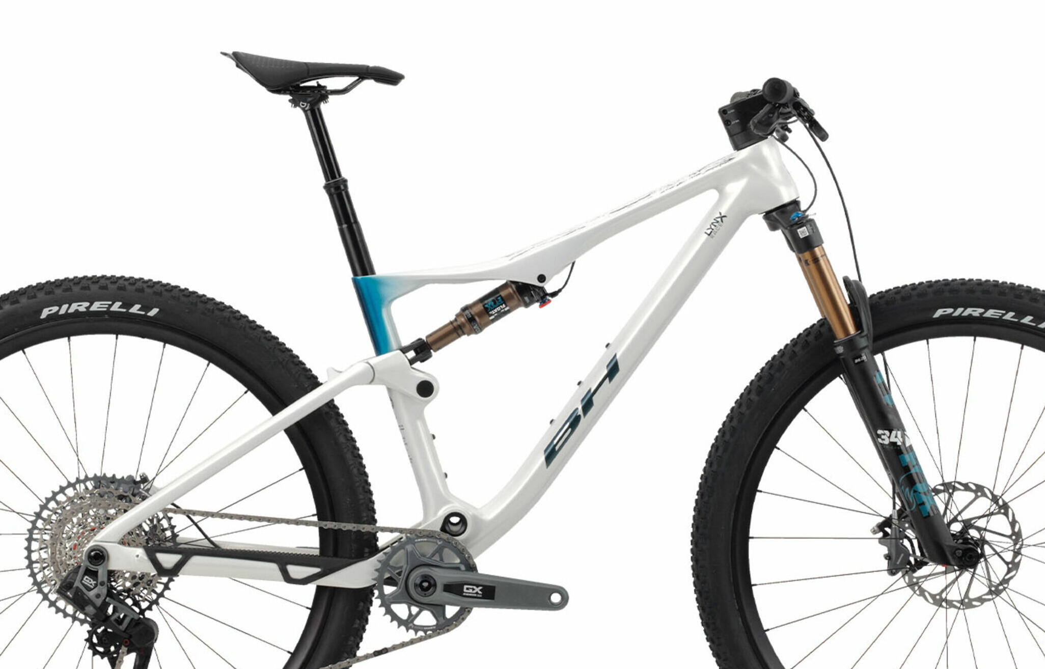 Bicicleta Mtb Bh Lynx Race 9.0 (2026)blanco-verde 2/7