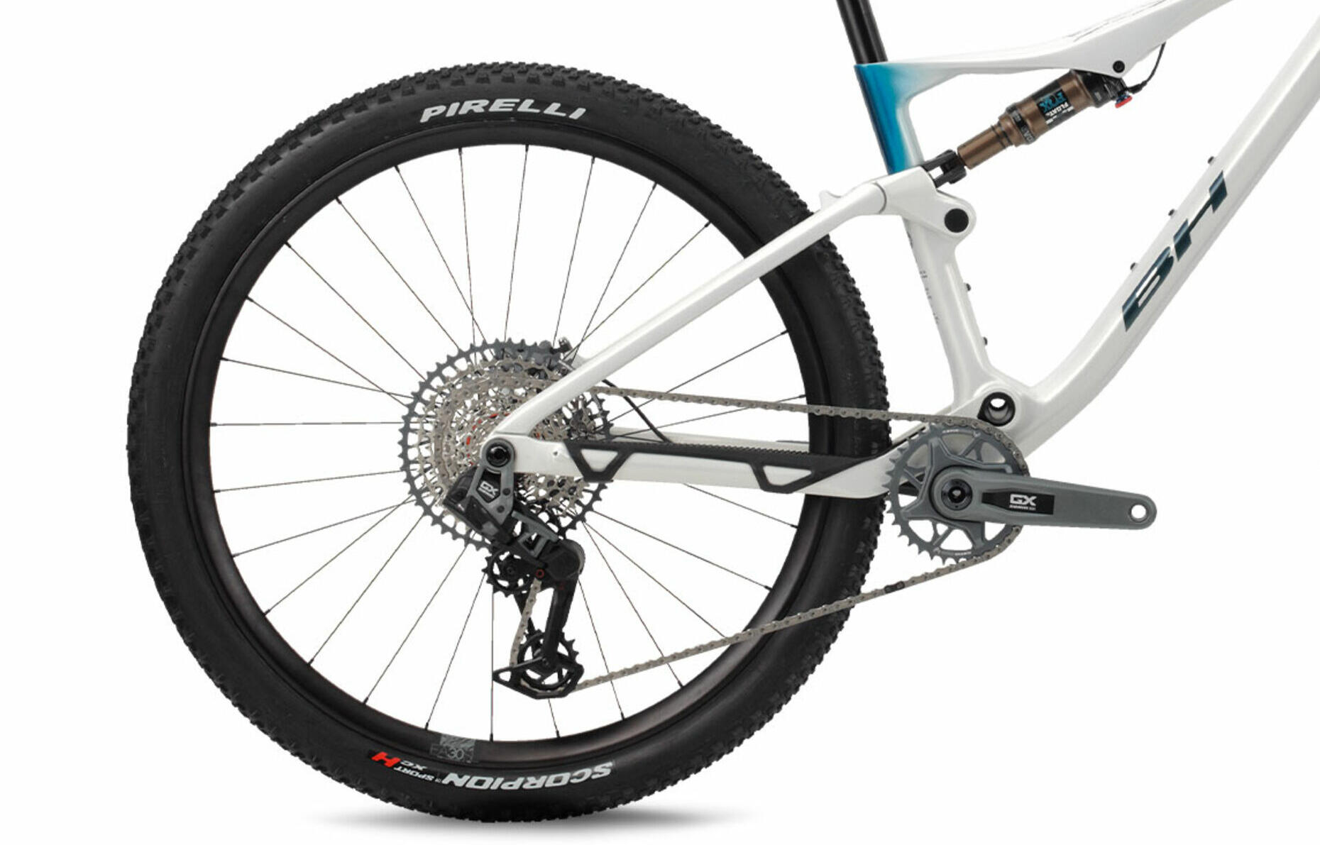 Bicicleta Mtb Bh Lynx Race 9.0 (2026)blanco-verde 3/7