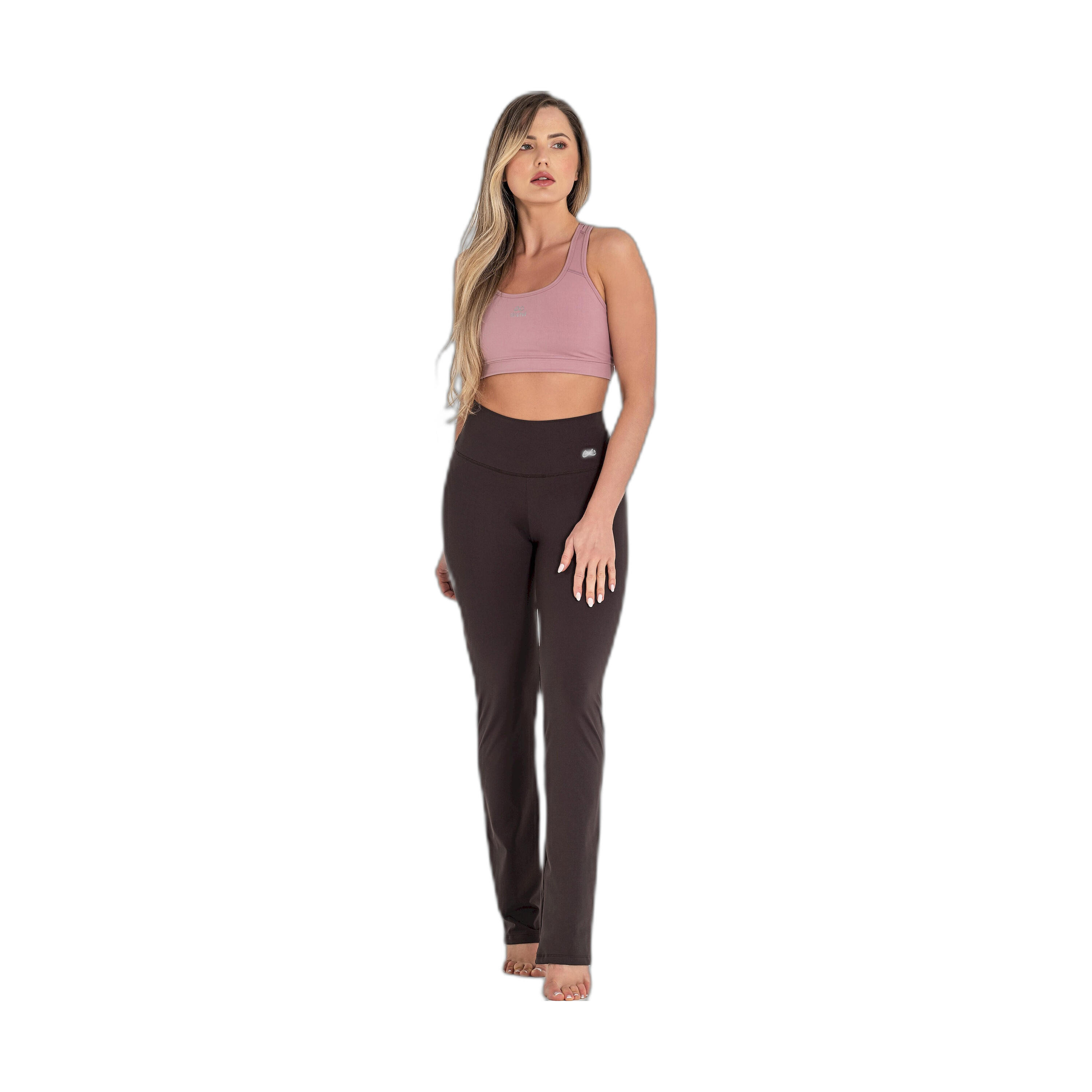 Mallas Fitness Mujer Ditchil Regular Comfy Marrón 3/7