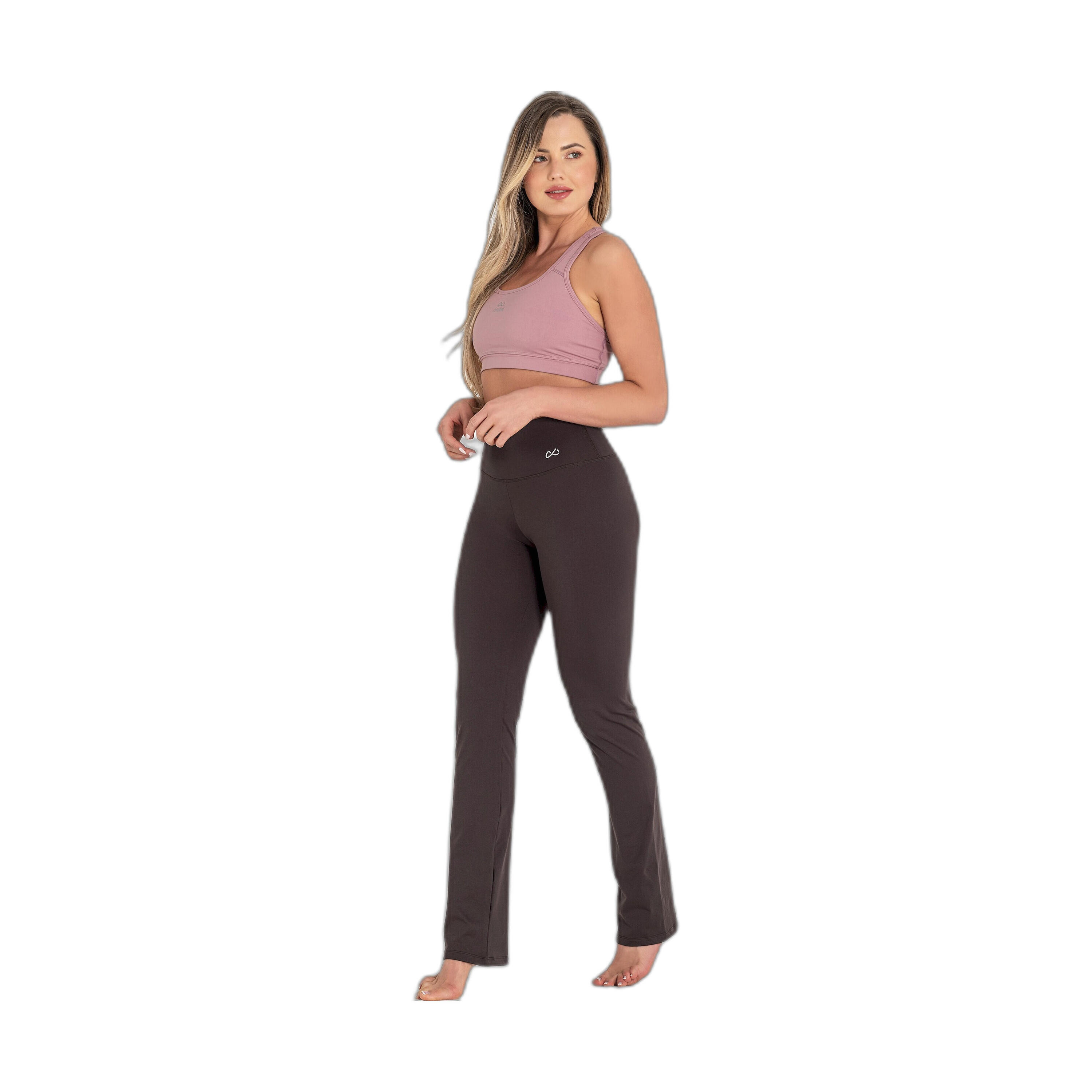 Mallas Fitness Mujer Ditchil Regular Comfy Marrón 5/7