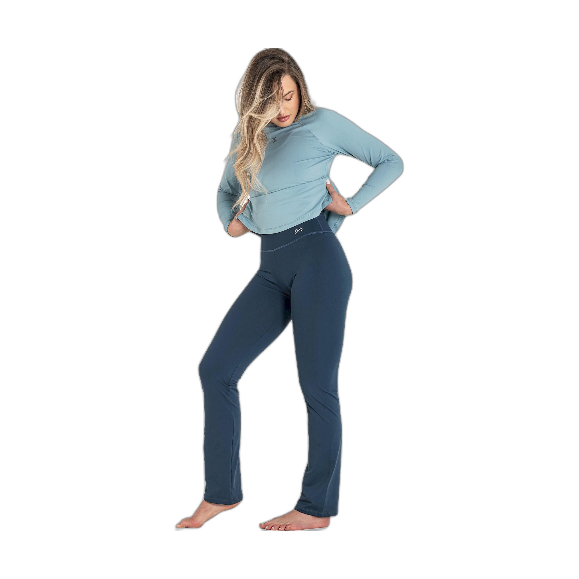 Leggings Fitness Mulher Ditchil Regular Comfy Azul Escuro 4/7