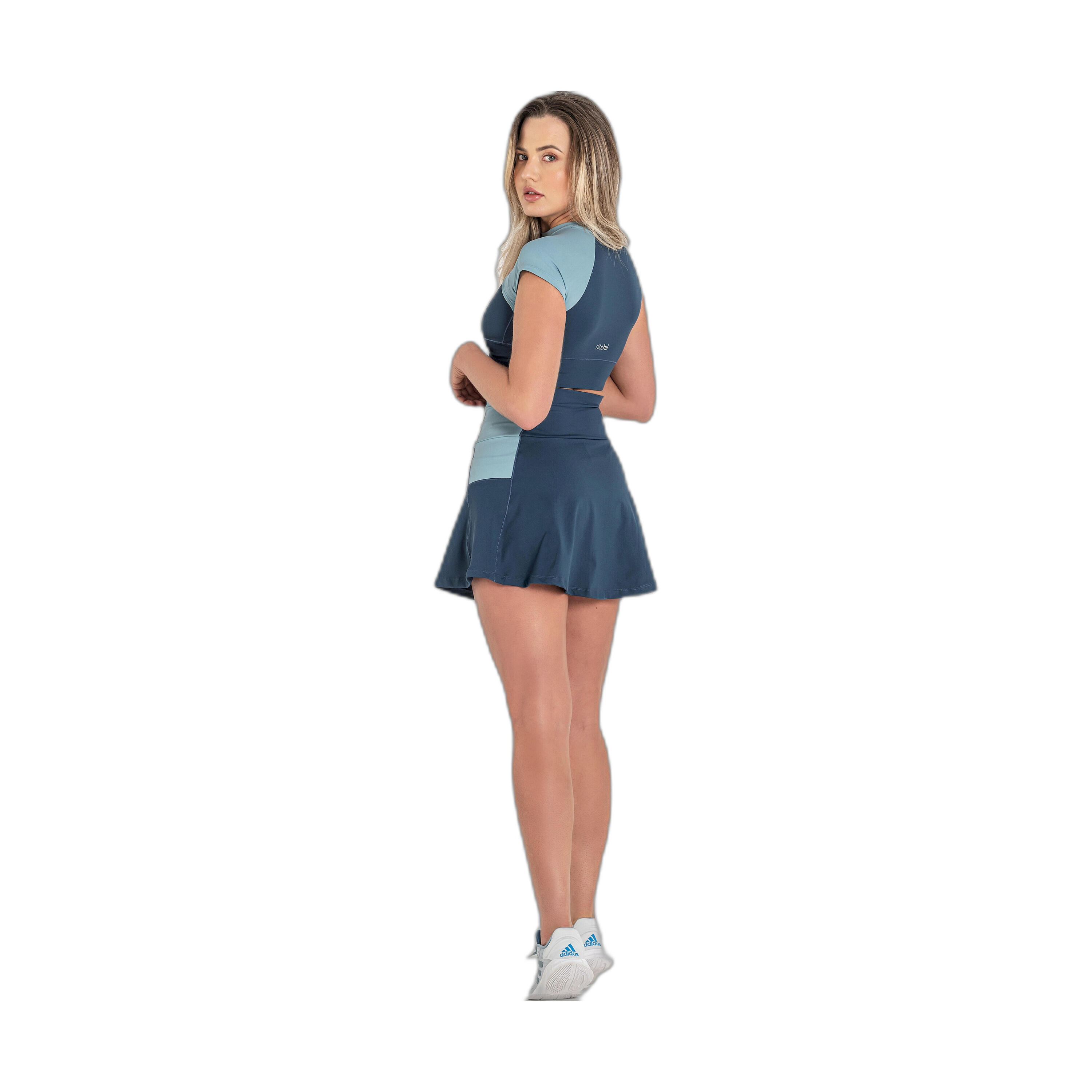 Falda Fitness Mujer Ditchil Skort Bix Azul Oscuro 6/7