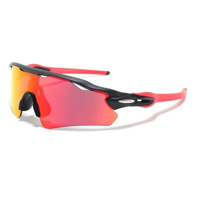 Fluor eyewear yx9208 c1-03 zwarte zonnebril